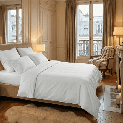 Housse de couette - satin mat - 100% coton