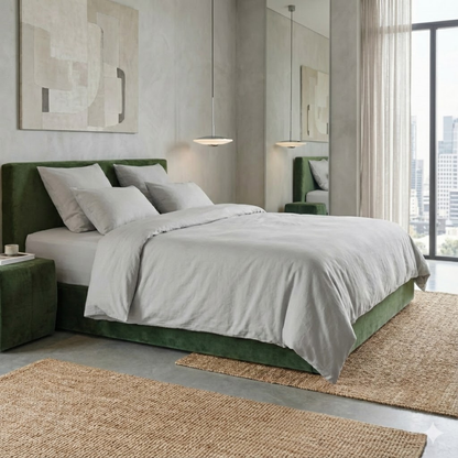 Housse de couette - satin mat - 100% coton