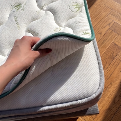 Surmatelas DYNATOP mousse Mémoire de forme Tissus Aloe Vera - TOPPER 5cm