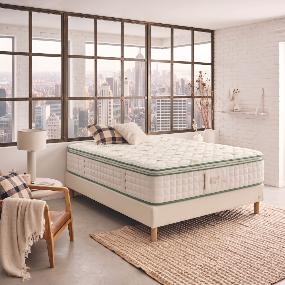 Surmatelas DYNATOP mousse Mémoire de forme Tissus Aloe Vera - TOPPER 5cm