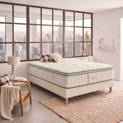 Surmatelas DYNATOP mousse Mémoire de forme Tissus Aloe Vera - TOPPER 5cm