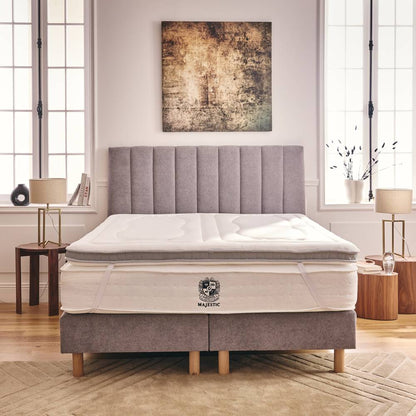 Surmatelas mousse FRESH CLIMACOOL avec effet 50/50 - COUPLES - TOPPER FRESH 5 cm