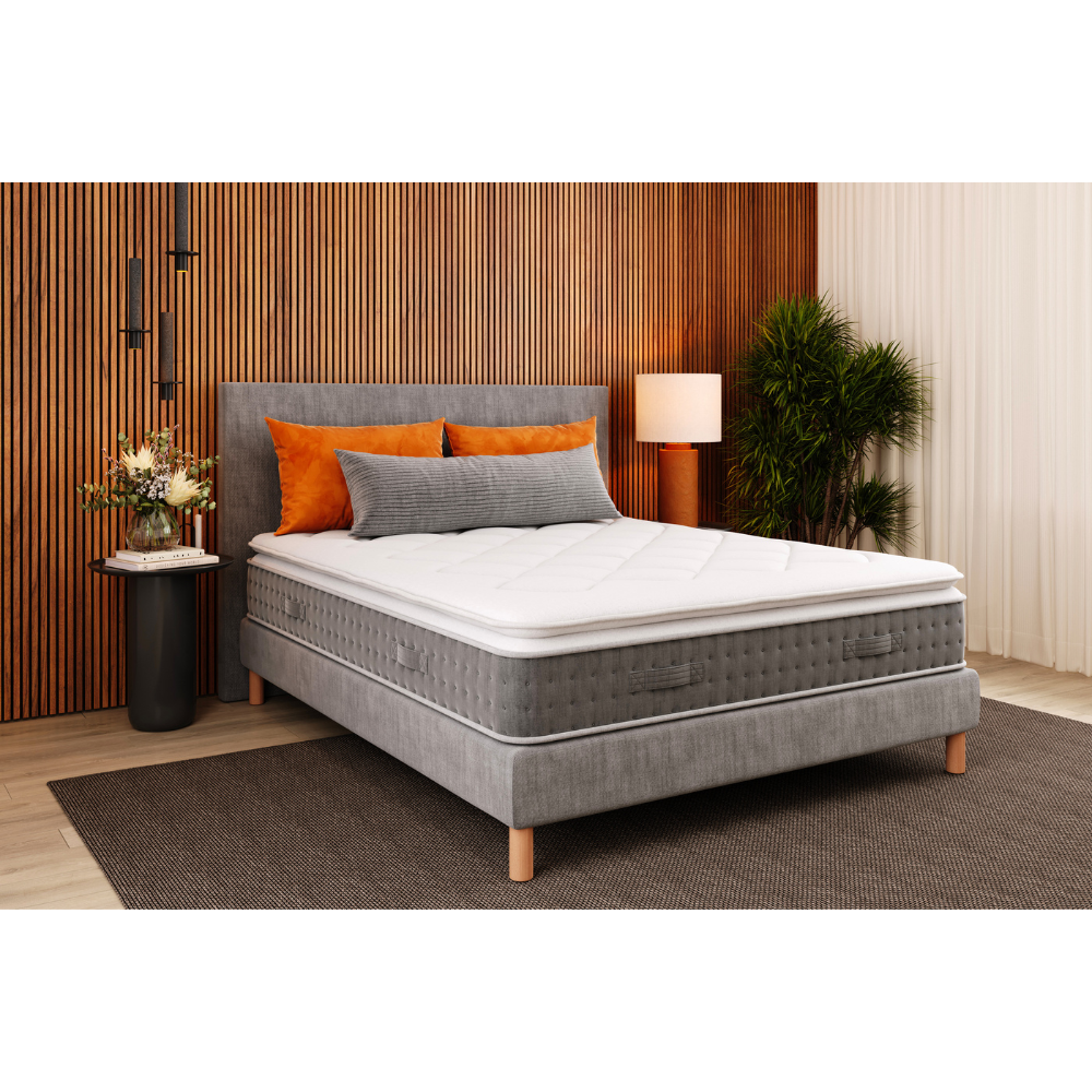Surmatelas mousse mémoire de forme haute densité Topper 5 cm - TOP REASON 5 cm