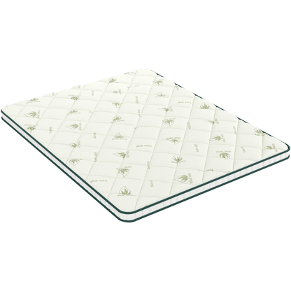 Surmatelas 2 en 1 avec tissu à base de fibres d'Aloe Vera - VITA TOP ALOE VERA - TOPPER 5 cm