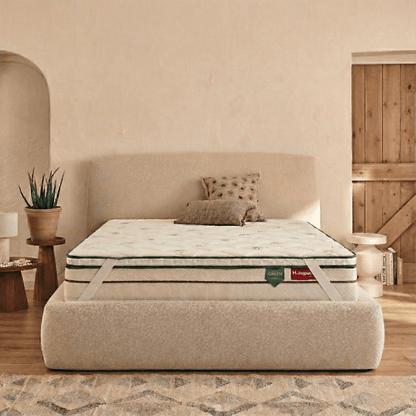 Surmatelas 2 en 1 avec tissu à base de fibres d'Aloe Vera - VITA TOP ALOE VERA - TOPPER 5 cm