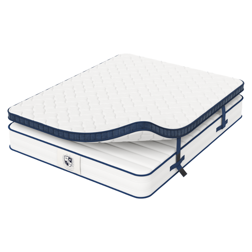 Matelas avec surmatelas réversible - UNION 25 cm