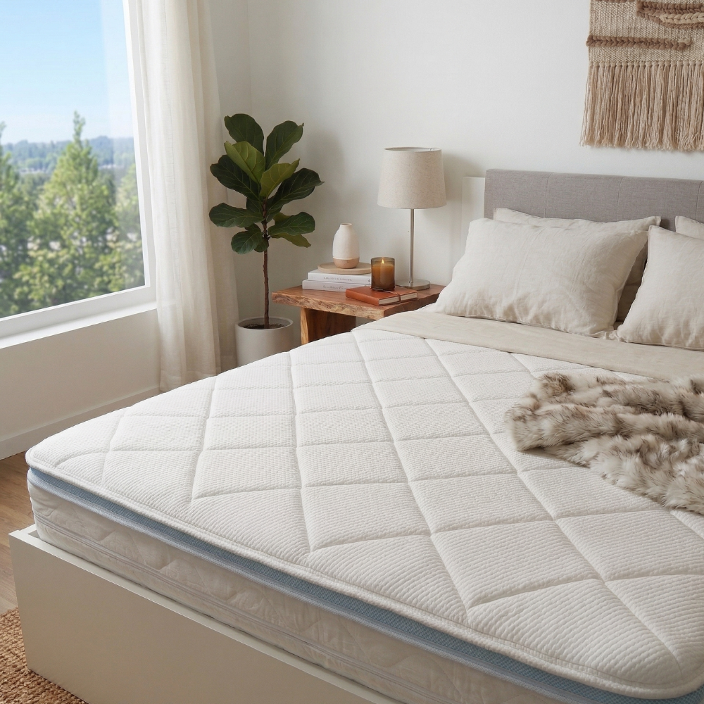 Surmatelas VITA TOP ICE FRESH BLEU - Topper 5 cm