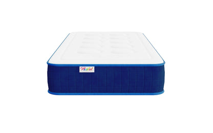 Matelas enfant mousse mémoire de forme - PASTEL KID BLEU 17 cm