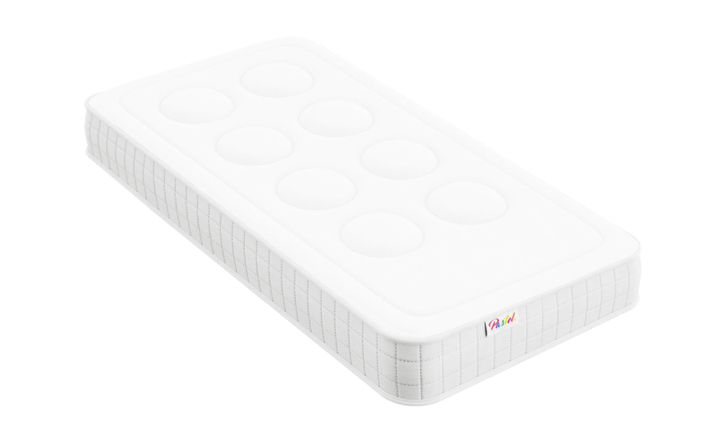 Matelas enfant mousse mémoire de forme - PASTEL KID BLANC 17 cm
