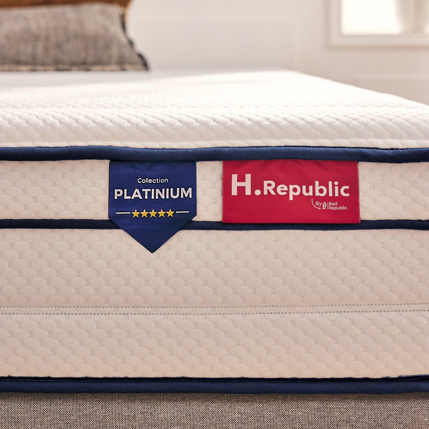 Matelas mousse mémoire de forme haute densité - HPLATINIUM 30 cm