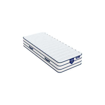 Matelas ressorts ensachés et deux faces : mousse mémoire de forme + Face été Mousse FRESH - BED PLATINIUM FRESH 29 cm