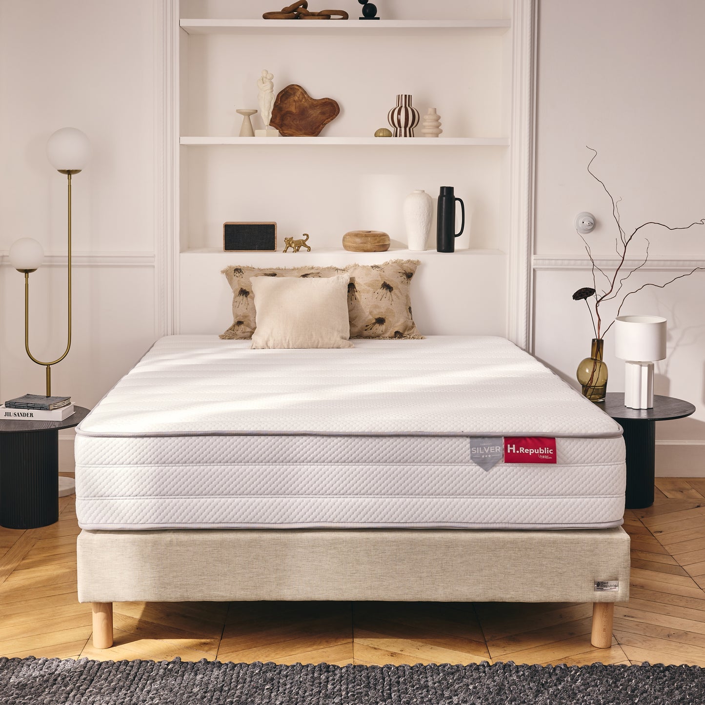 Matelas mousse Haute Densité - HSILVER 22 cm