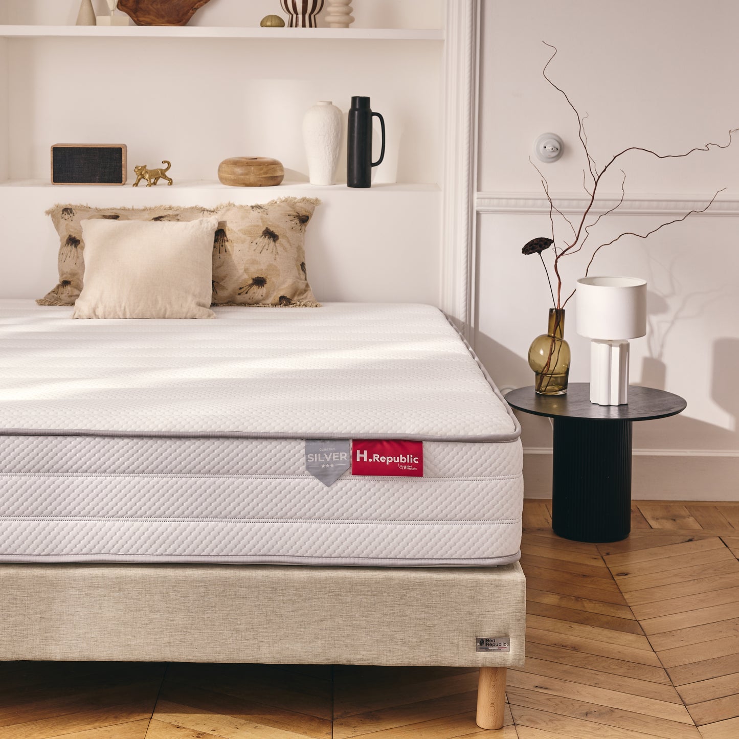 Matelas mousse Haute Densité - HSILVER 22 cm