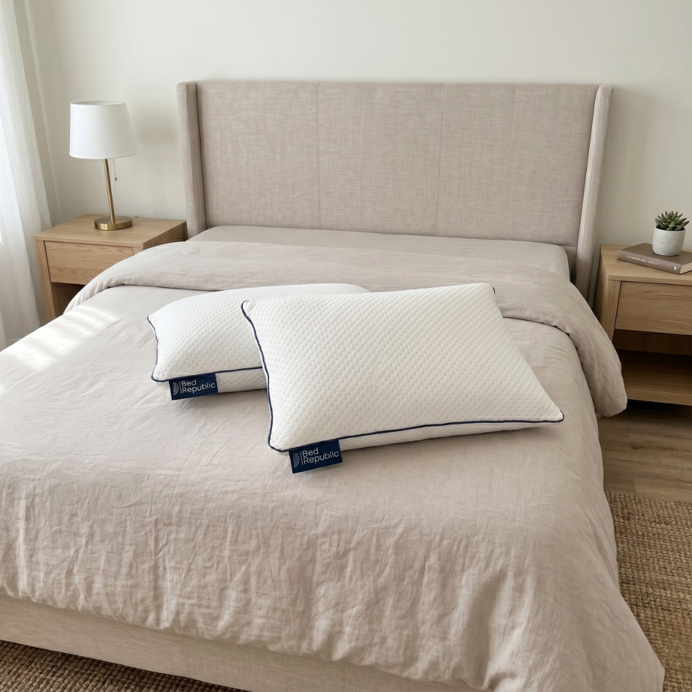 L'Oreiller 100% mémoire de forme par BED REPUBLIC - Confort équilibré ou ferme